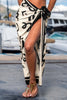 CUPSHE Ink Tide Abstract Sarong