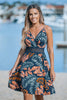 CUPSHE Tropical Sleeveless Crochet Mini Dress