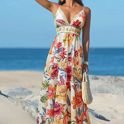 CUPSHE Vibrant Oasis Tropical Maxi Dress — Modern Body Dancewear Australia