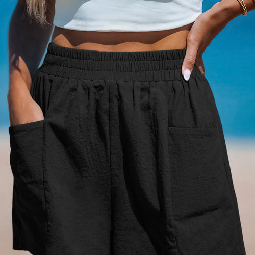 Cupshe Seaside Air Black Shorts — Modern Body Dancewear Australia