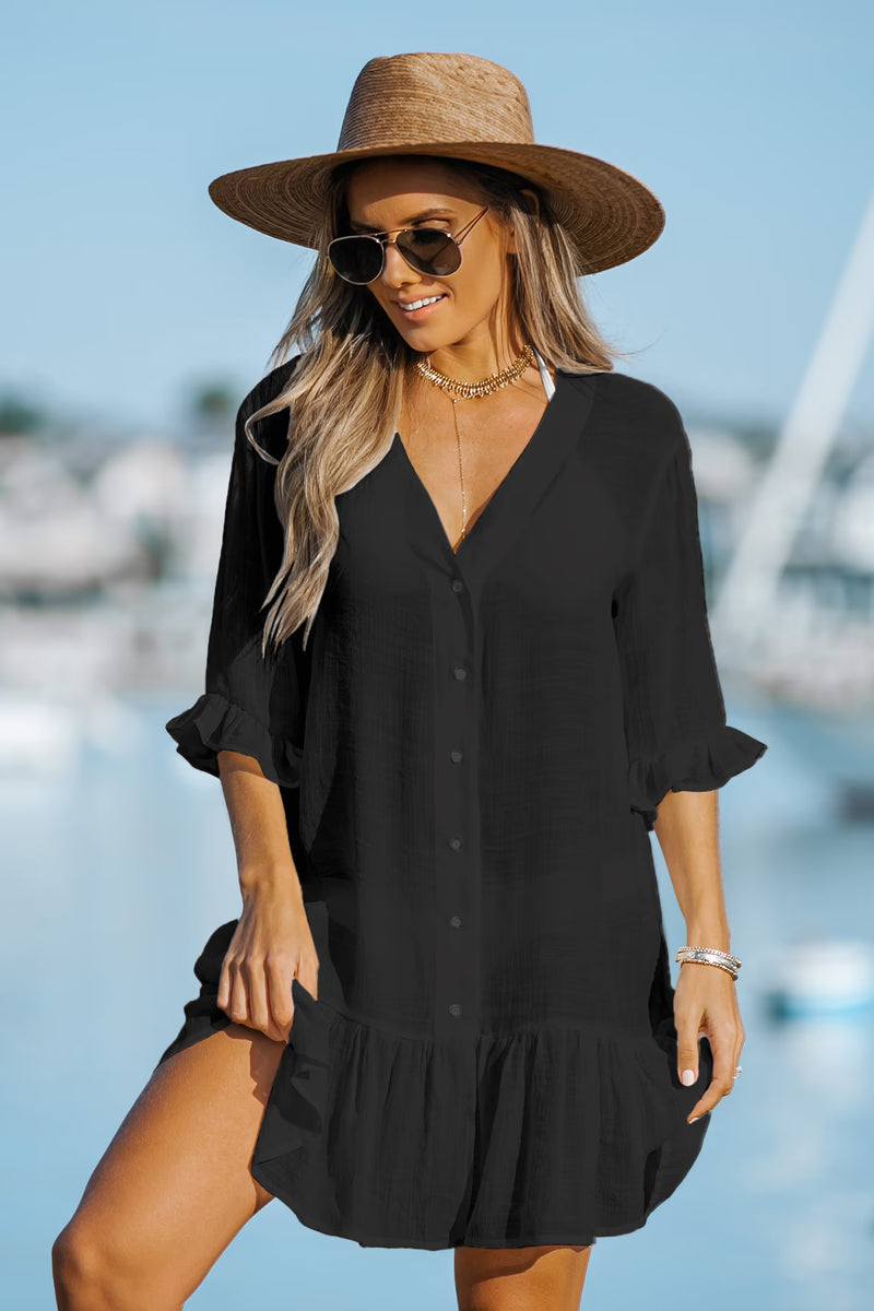 Cupshe Ruffled Cover-Up Dress — Modern Body Dancewear Australia