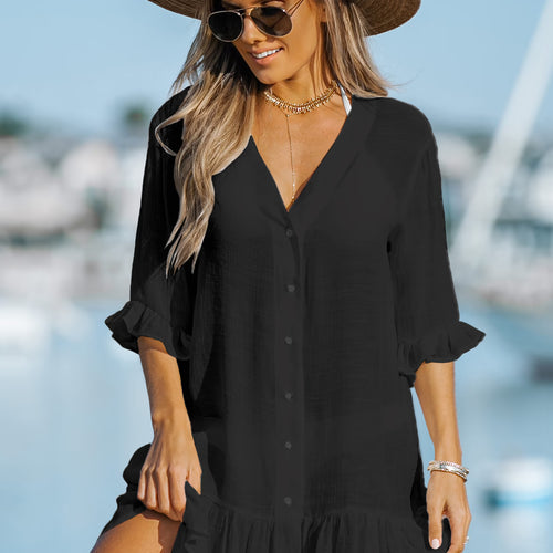 Cupshe Ruffled Cover-Up Dress — Modern Body Dancewear Australia