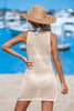Cupshe Knit Sleeveless Cutout Mini Cover-Up Dress