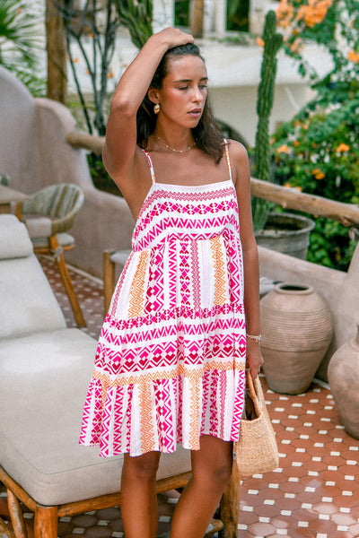CUPSHE Geo Print Cami Mini Dress image 1