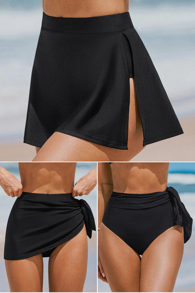 CUPSHE Black High-Waisted Multiway Swim Bottoms image 2