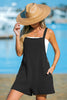 Cupshe Square Neck Sleeveless Romper