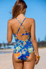 Cupshe Floral Plunging Slim & Sculpt One-Piece