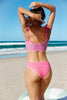 Cupshe Checked Out Gingham Tankini Set