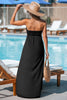 Cupshe Sunday Spritz Black Maxi Dress