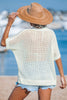 Cupshe Fresh Florals Short Sleeve Knit Cover-Up Top