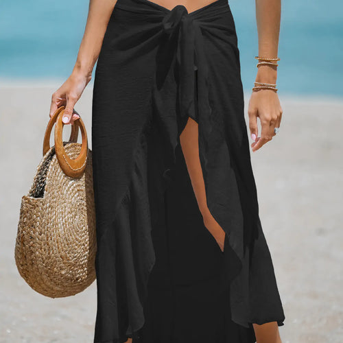 Cupshe Black Side Tie Midi Sarong — Modern Body Dancewear Australia