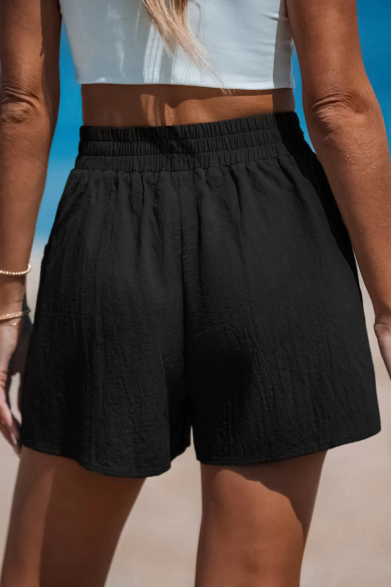Cupshe Seaside Air Black Shorts alternate view