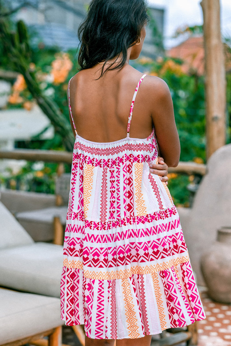 CUPSHE Geo Print Cami Mini Dress alternate view