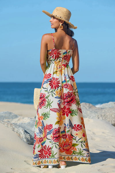 CUPSHE Vibrant Oasis Tropical Maxi Dress image 3