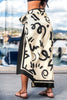 CUPSHE Ink Tide Abstract Sarong