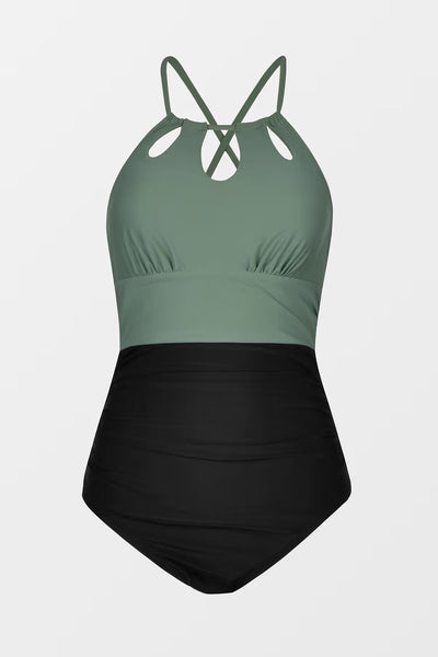 CUPSHE Keyhole Tunnelled One Piece Swimsuit image 1