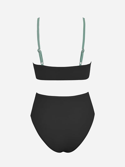 Cupshe Women's Twist Front High Waisted Bikini Set image 4