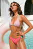 CUPSHE Peach Nectar Pink Bikini Set