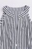 Cupshe Seaside Elegance Royal Striped Mini Dress