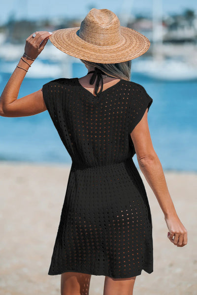 CUPSHE Cutout Cover-Up Mini Dress image 3