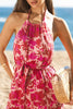 CUPSHE Ruby Garden Floral Jumpsuit