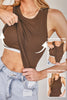 CUPSHE The Usual Brown Tank Top