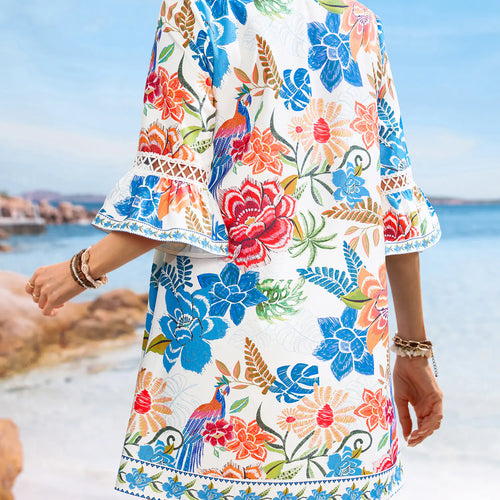 Cupshe Field Notes Floral Mini Dress alternate view