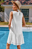 Cupshe Mariposa White Cover-Up Mini Dress