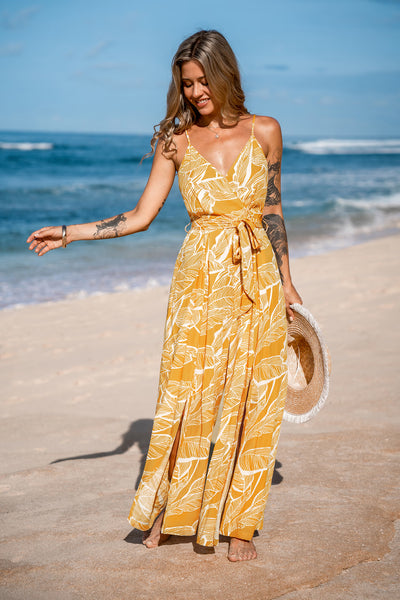CUPSHE Tropical Sunshine Sleeveless Wide Leg Jumpsuit image 2