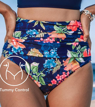 CUPSHE Tummy Control High Waisted Bikini Bottom image 3