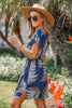 Cupshe V-Neck Tropical Leaf Print Cover-Up Dress