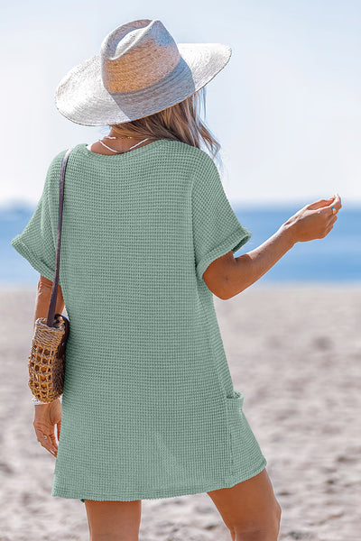 Cupshe Sunny Days Only Green Cover-Up Mini Dress image 3