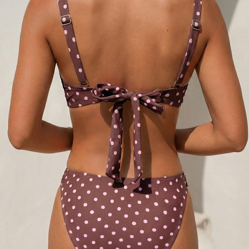 Cupshe Dainty & Sweet Polka Dot Bikini Set alternate view