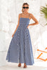 Cupshe Polished Retreat Striped Maxi Dress