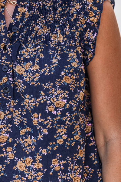 CUPSHE Natural Charm Floral Top image 1