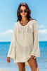 Cupshe Skip a Beat White Cover-Up Mini Dress