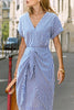CUPSHE No Looking Back Striped Maxi Dress
