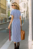 CUPSHE No Looking Back Striped Maxi Dress