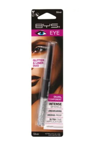 BYS Silver Glitter & Liner Duo image 1