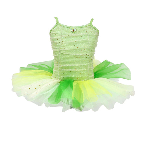 3-4 year old Disney Princess Tiana Sparkling Ruched Tutu. — Modern Body Dancewear Australia