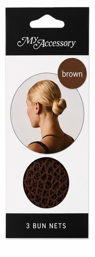 My Accessory Bun Nets 3 pack alternate view