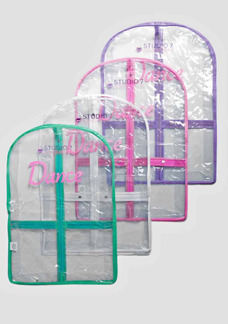Studio 7 Mini Clear Garment Bag With Pockets — Modern Body Dancewear Australia