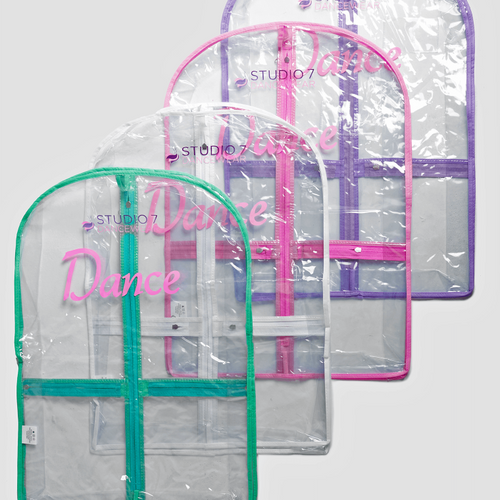 Studio 7 Mini Clear Garment Bag With Pockets — Modern Body Dancewear Australia