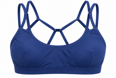 CUPSHE Navy U Neck Strappy Top image 1