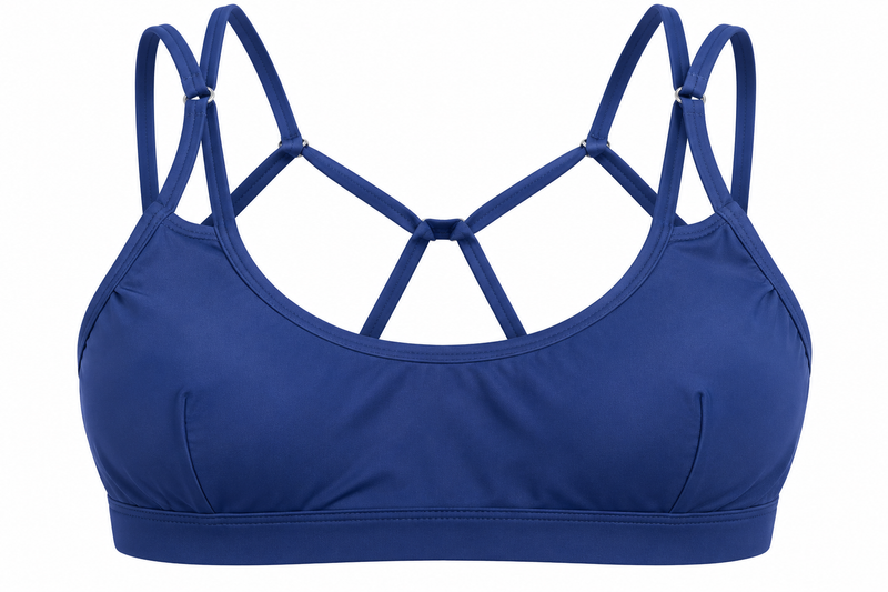 CUPSHE Navy U Neck Strappy Top — Modern Body Dancewear Australia