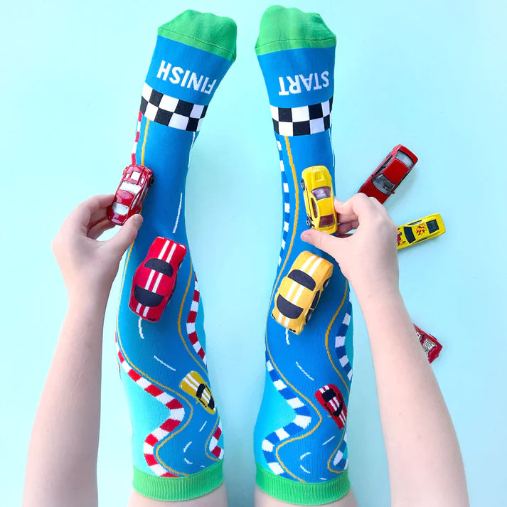 Madmia 6-99 years Racing Cars Socks Limited Stock — Modern Body Dancewear Australia