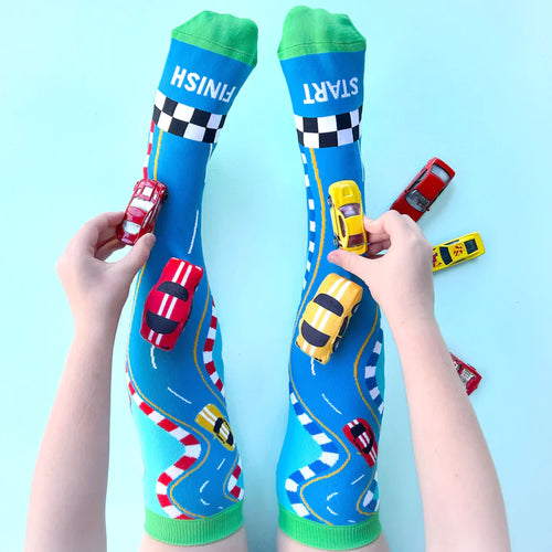 Madmia 6-99 years Racing Cars Socks Limited Stock — Modern Body Dancewear Australia