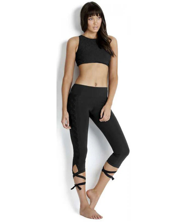 Seafolly Ocean Rose Wrap Me Capri Legging Limited Stock — Modern Body Dancewear Australia