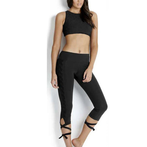 Seafolly Ocean Rose Wrap Me Capri Legging Limited Stock — Modern Body Dancewear Australia