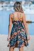 CUPSHE Tropical Sleeveless Crochet Mini Dress